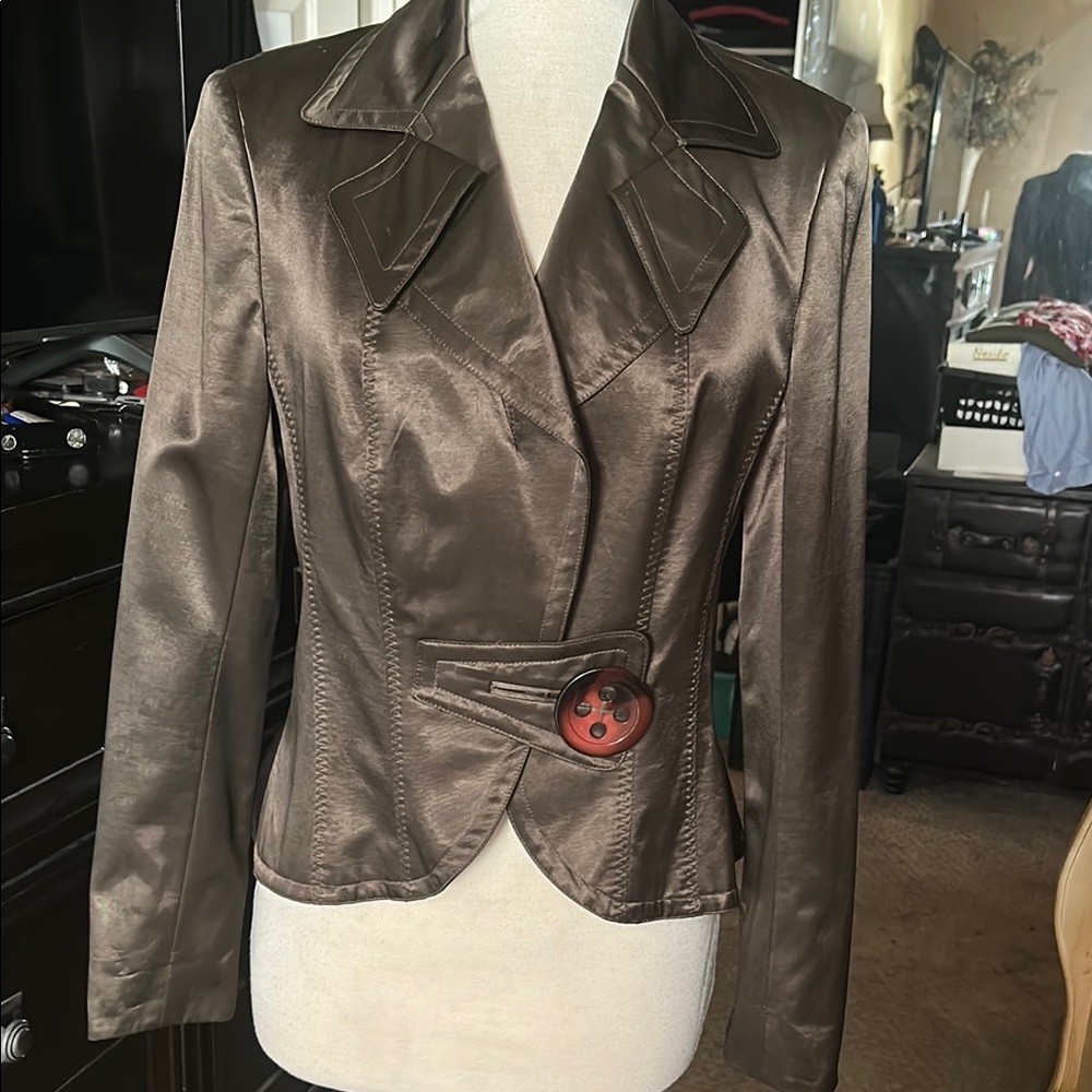 Elegant Satin Women's Jacket